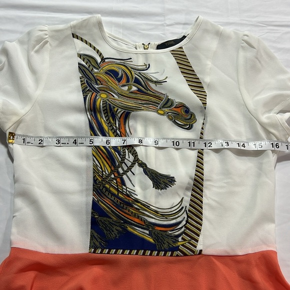 THML horse peplum style shirt size small - Picture 4 of 6